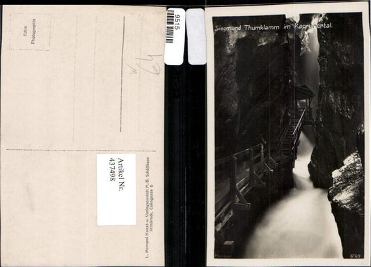 437498,Siegmund Thumklamm Klamm im Kaprunertal b. Kaprun Schlucht
