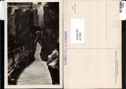 437500,Siegmund Thumklamm Klamm im Kaprunertal b. Kaprun Schlucht