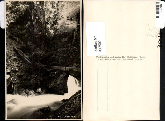 437505,Kitzlochklamm Klamm b. Taxenbach