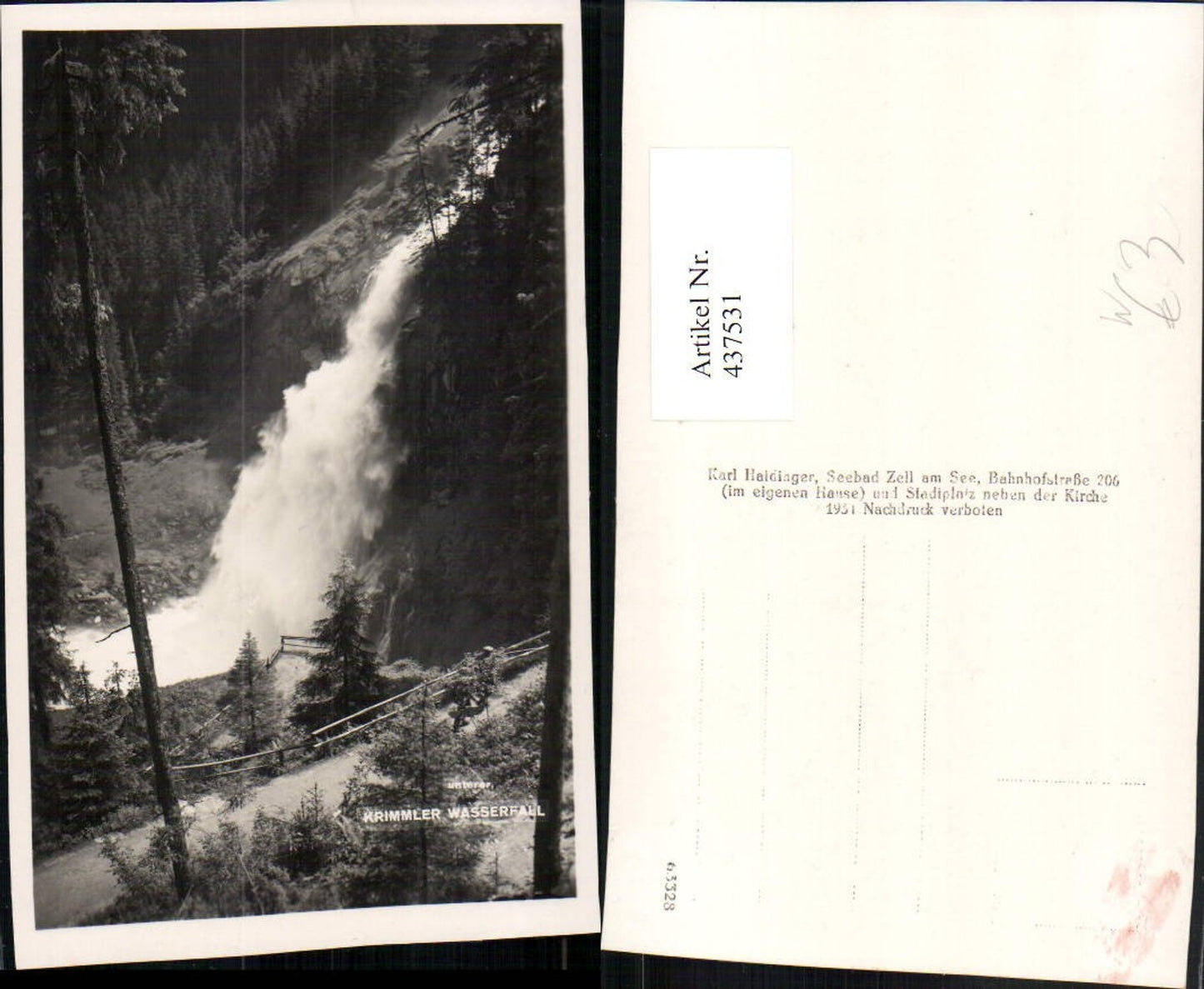 437531,Krimml Unterer Wasserfall