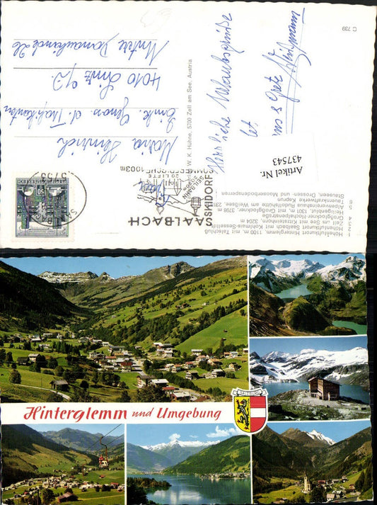 437543,Hinterglemm Totale Sessellift Seen Heiligenblut Mehrbildkarte