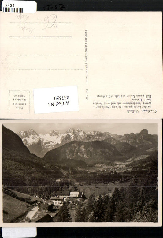 437550,Gasthaus Melleck b. Unken Lofer Bergkulisse