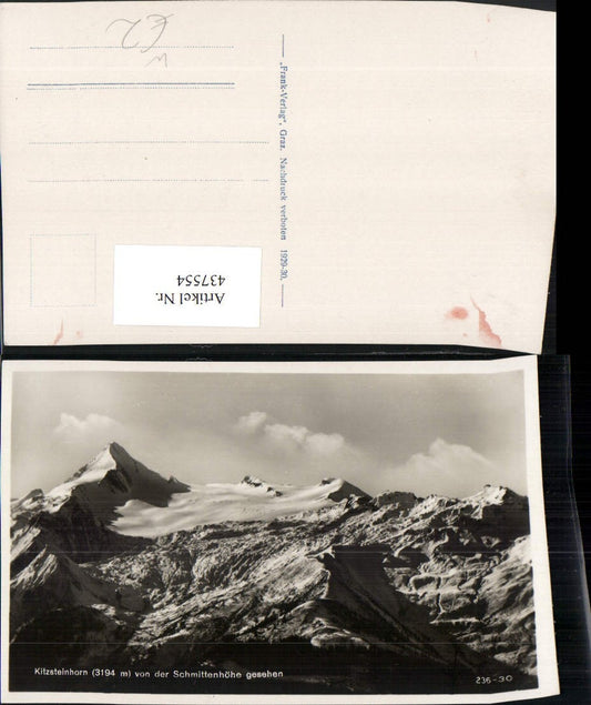 437554,Kitzsteinhorn b. Zell am See von d. Schmittenhöhe Bergkulisse