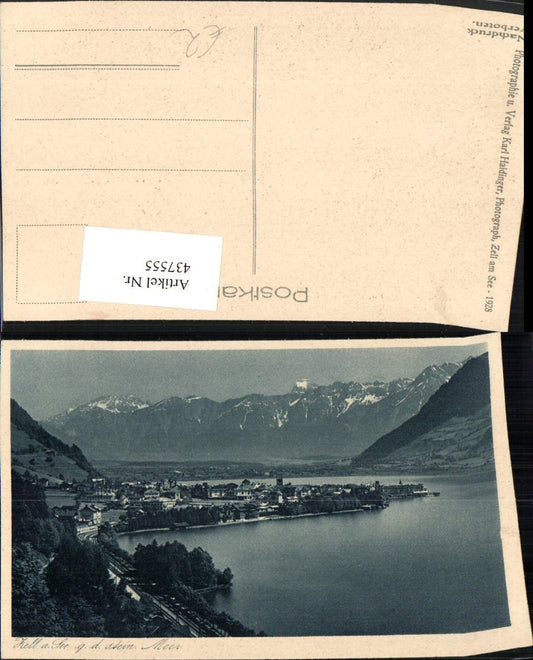 437555,Zell am See Totale geg. Steinernes Meer Bergkulisse