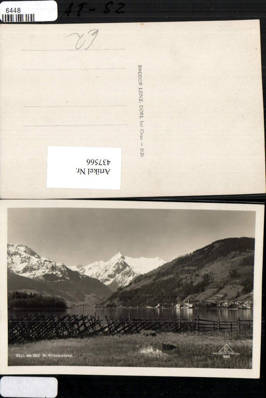 437566,Zell am See Teilansicht m. Kitzsteinhorn Bergkulisse