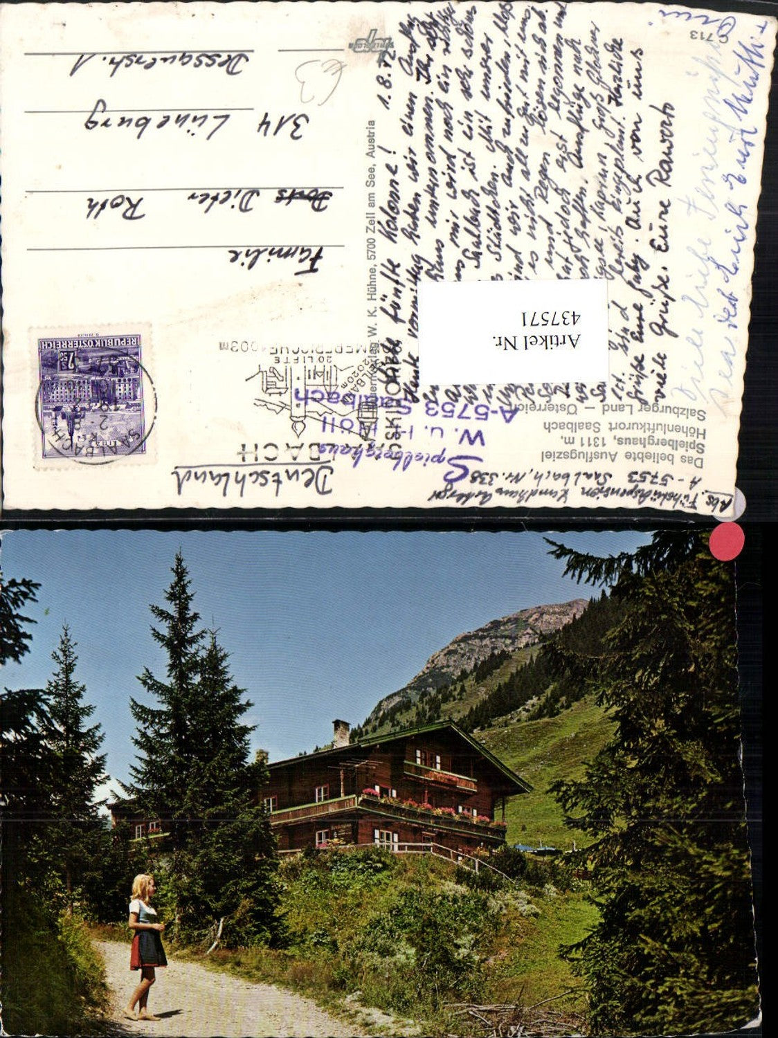 437571,Saalbach Spielberghaus Berghütte