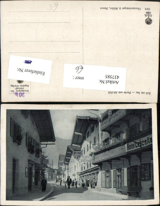 437585,Zell am See Partie aus Alt-Zell Straßenansicht