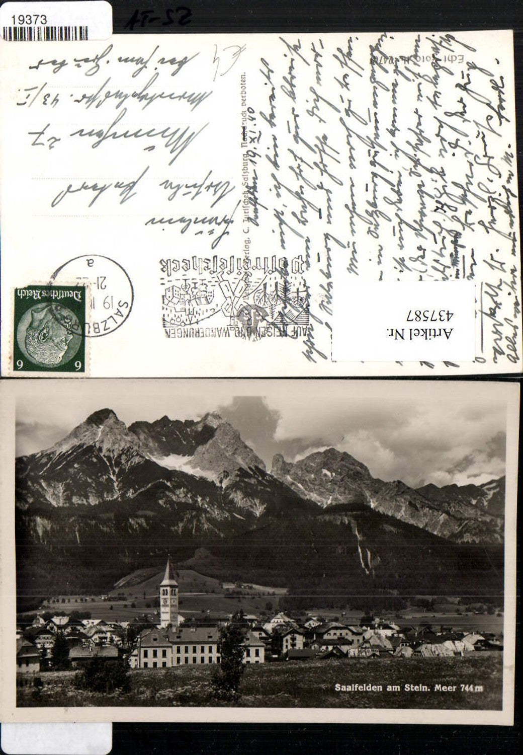 437587,Saalfelden am Steinernen Meer Totale Bergkulisse