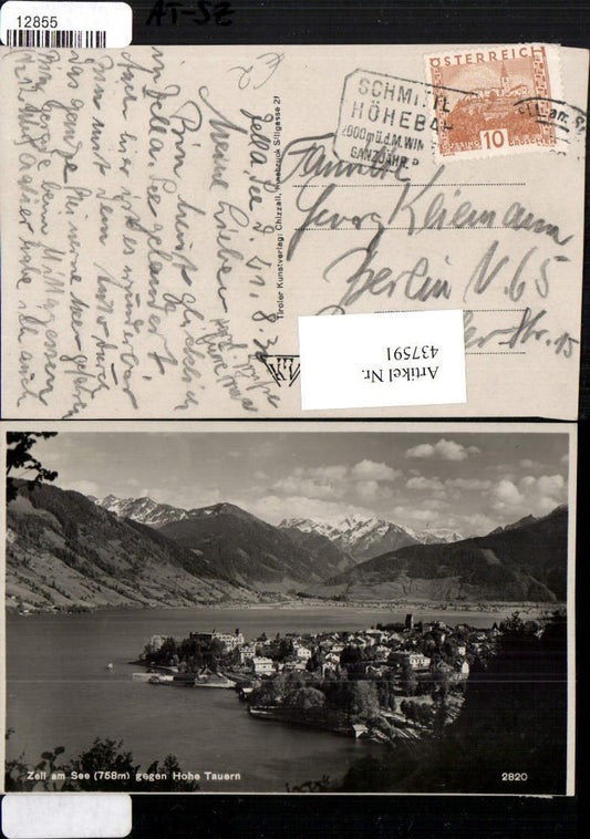 437591,Zell am See Totale geg. Hohe Tauern Bergkulisse