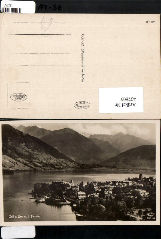 437605,Zell am See Totale m. Tauern Bergkulisse