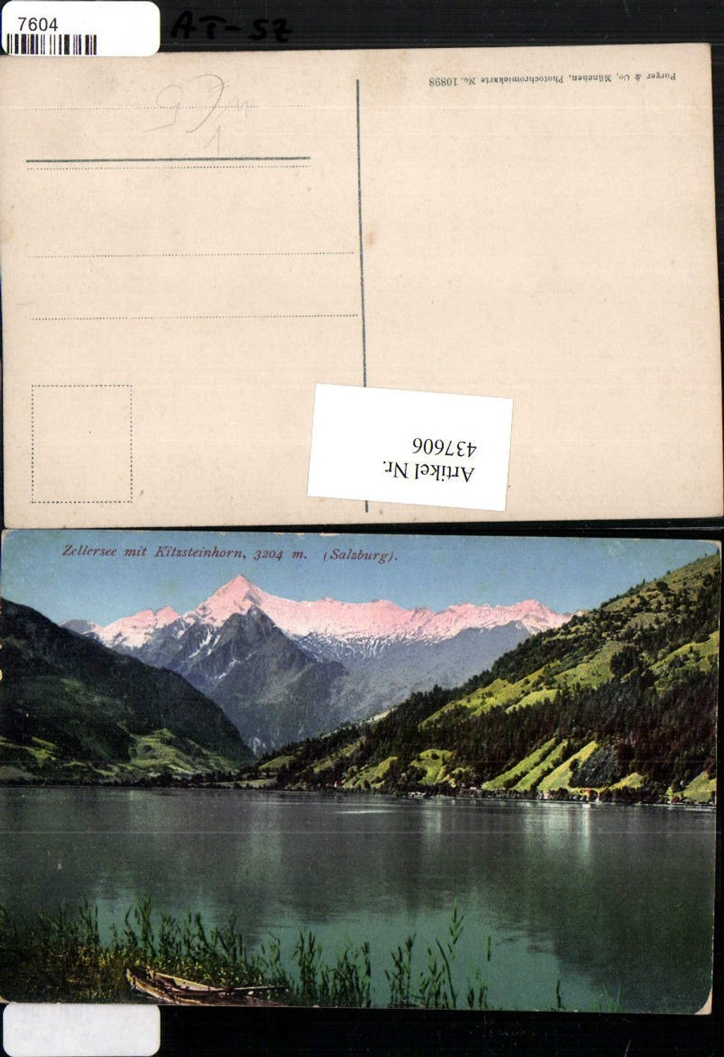 437606,Zellersee b. Zell am See m. Kitzsteinhorn Bergkulisse pub Purger & Co 10898