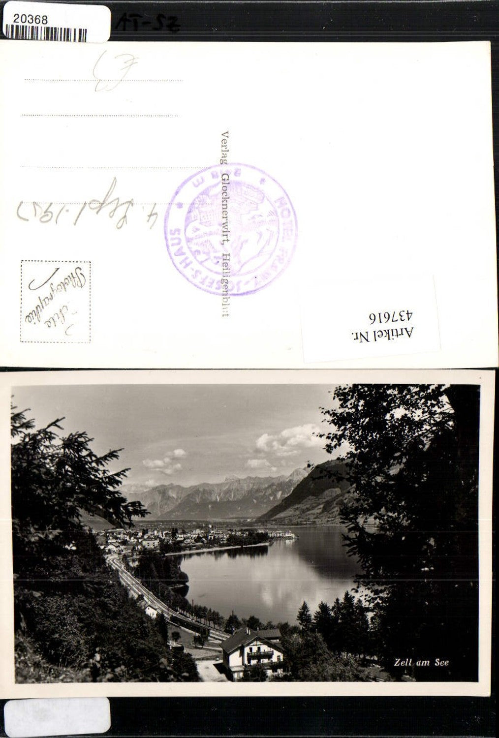 437616,Zell am See Teilansicht Bergkulisse