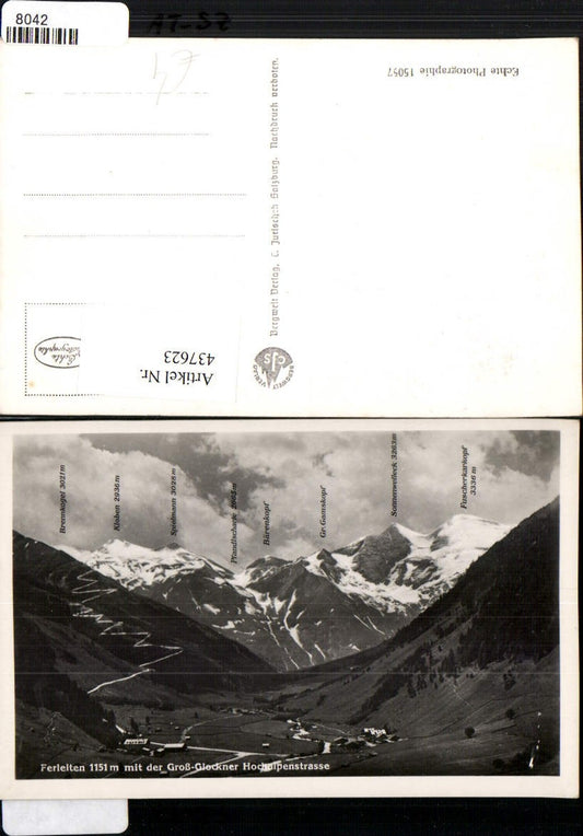 437623,Ferleiten b. Fusch m. Großglockner Bergkulisse