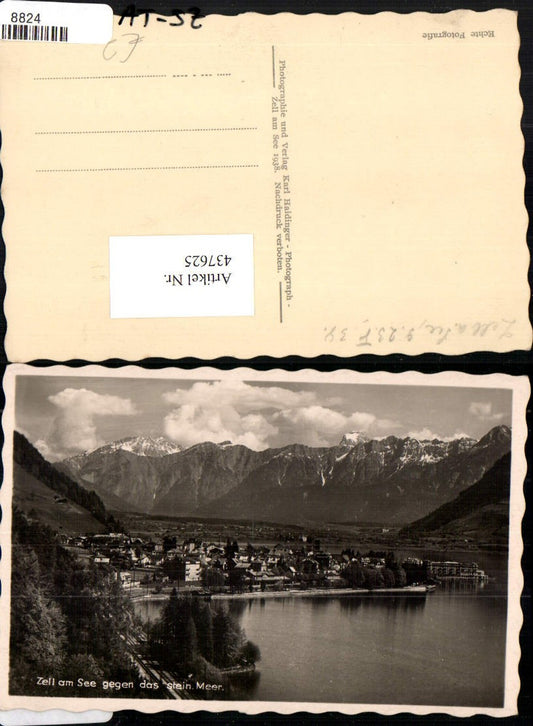 437625,Zell am See Totale geg. Steinerne Meer Bergkulisse