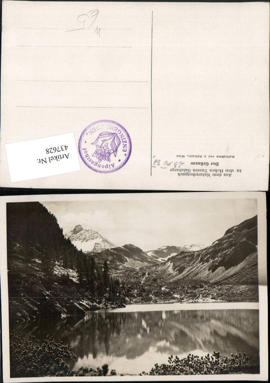 437628,Grünsee See b. Uttendorf Bergkulisse