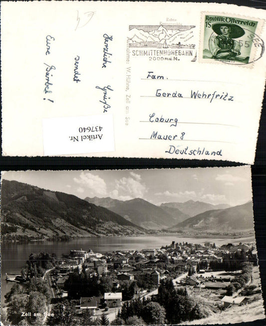 437640,Zell am See Totale Bergkulisse