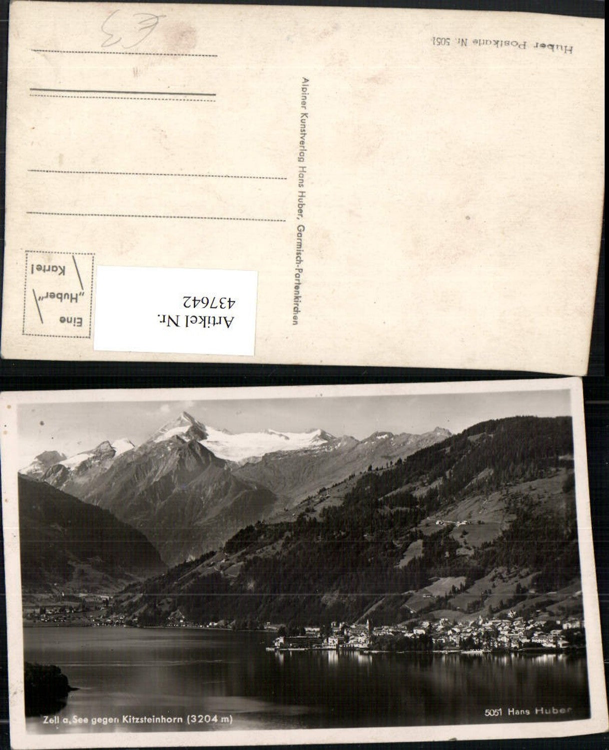 437642,Zell am See Totale geg. Kitzsteinhorn Bergkulisse