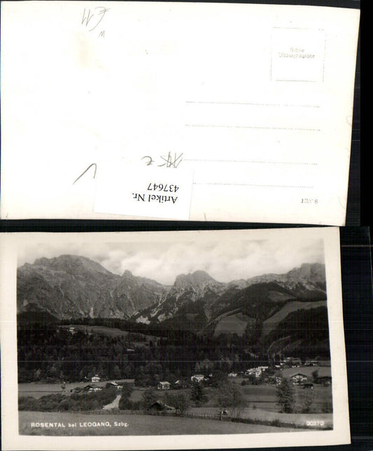 437647,Rosental b. Leogang Saalbach Bergkulisse