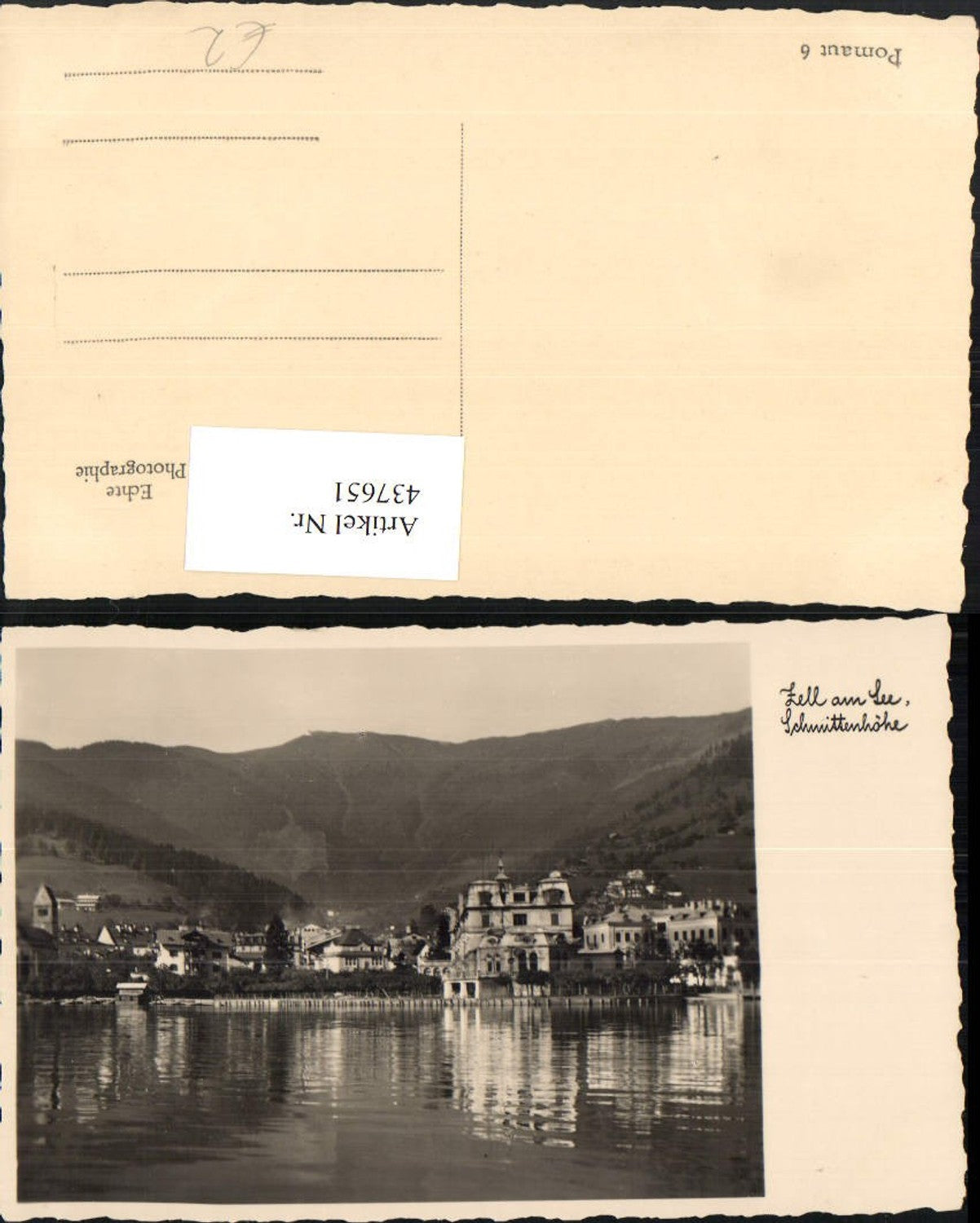 437651,Zell am See Teilansicht m. Schmittenhöhe