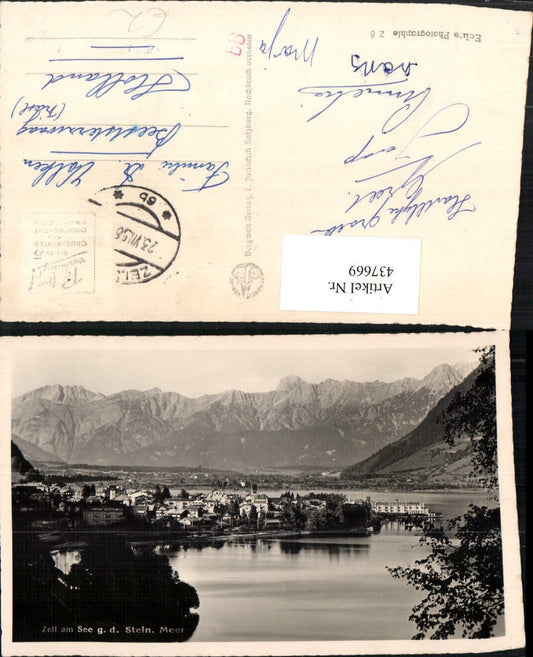 437669,Zell am See Totale geg. Steinernes Meer Bergkulisse