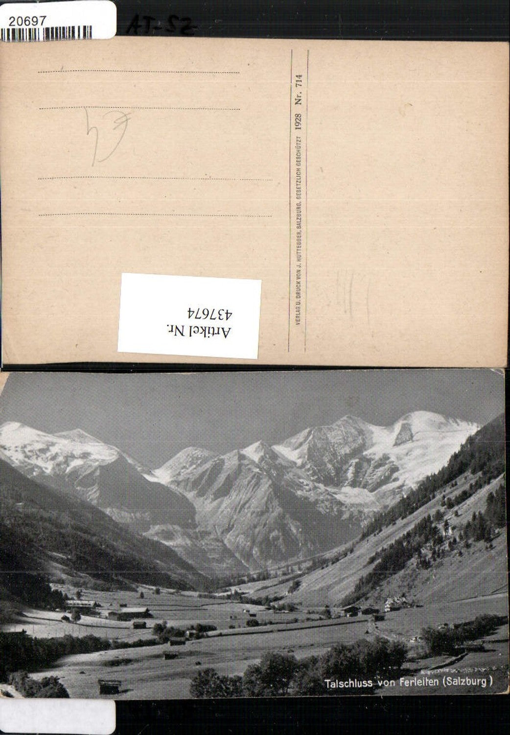 437674,Talschluss von Ferleiten b. Fusch Bergkulisse