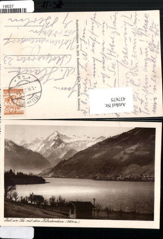 437675,Zell am See Teilansicht m. Kitzsteinhorn Bergkulisse