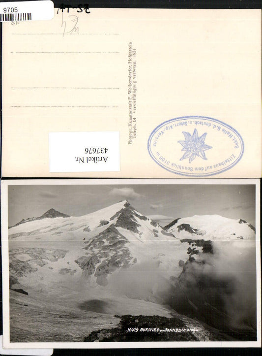 437676,Aufstieg am Sonnblick b. Rauris Bergkulisse