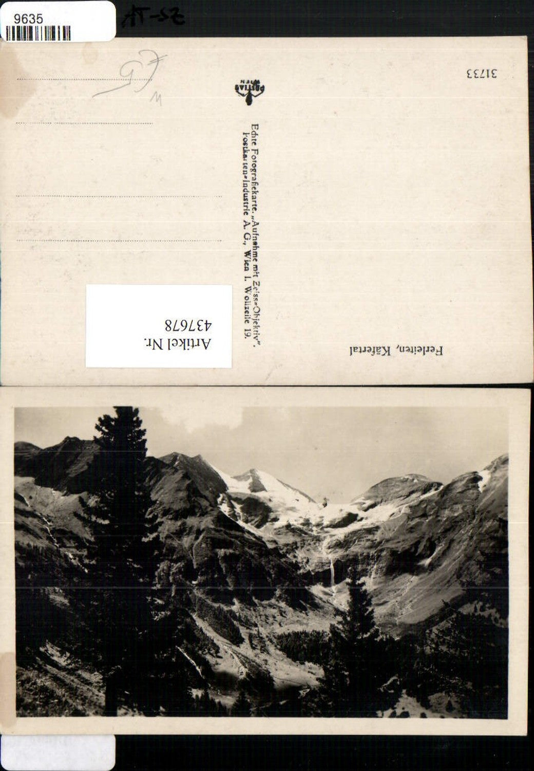 437678,Ferleiten Käfertal b. Fusch Bergkulisse