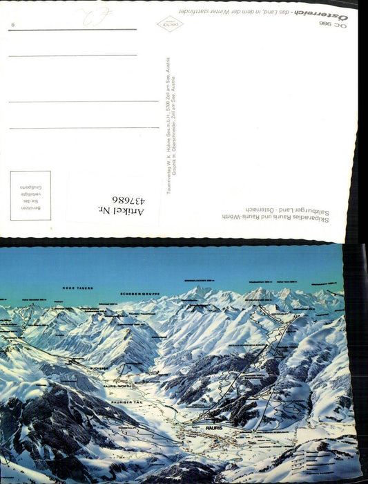 437686,Rauris u. Rauris-Wörth Totale Bergkulisse Winterbild