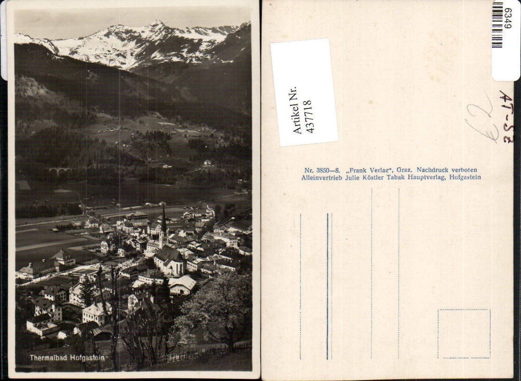 Alte Ansichtskarte – Old Postcard