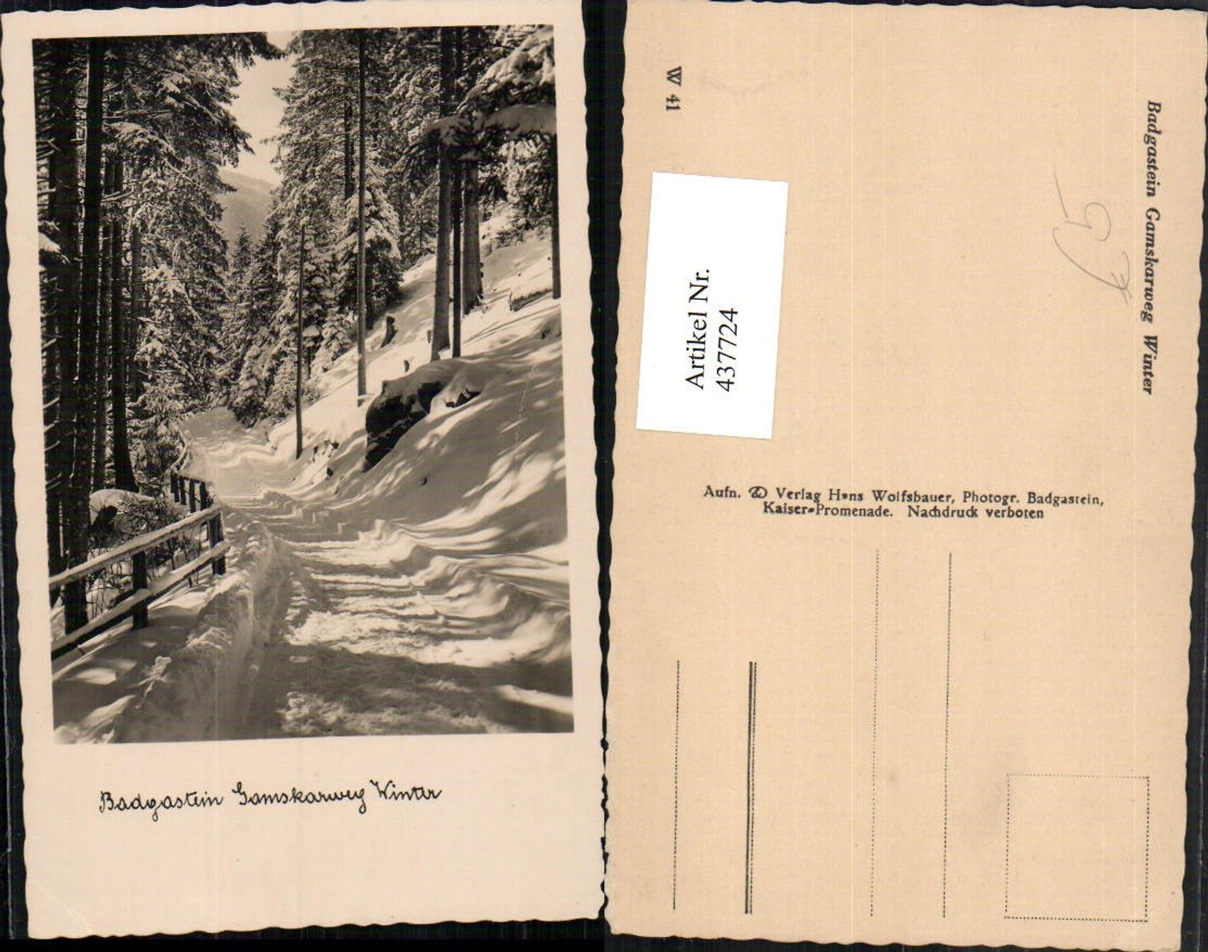 Alte Ansichtskarte – Old Postcard