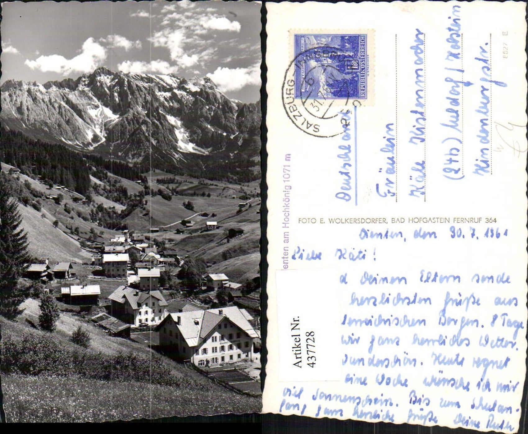 Alte Ansichtskarte – Old Postcard