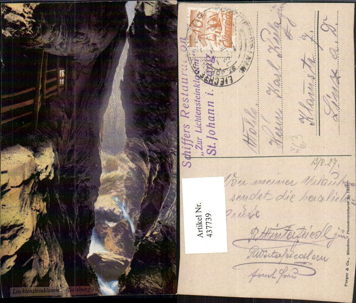 Alte Ansichtskarte – Old Postcard