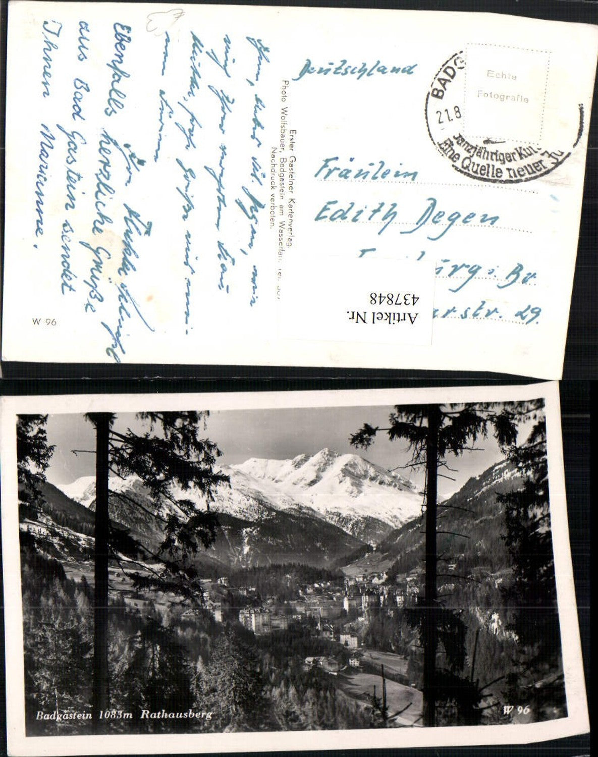 Alte Ansichtskarte – Old Postcard
