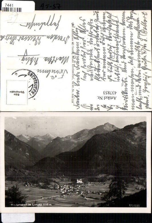 437853,Mauterndorf im Lungau Totale Bergkulisse