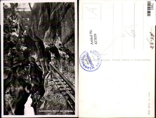 437859,Lammeröfen b. Scheffau Golling Kessel m. Hochsteg Schlucht