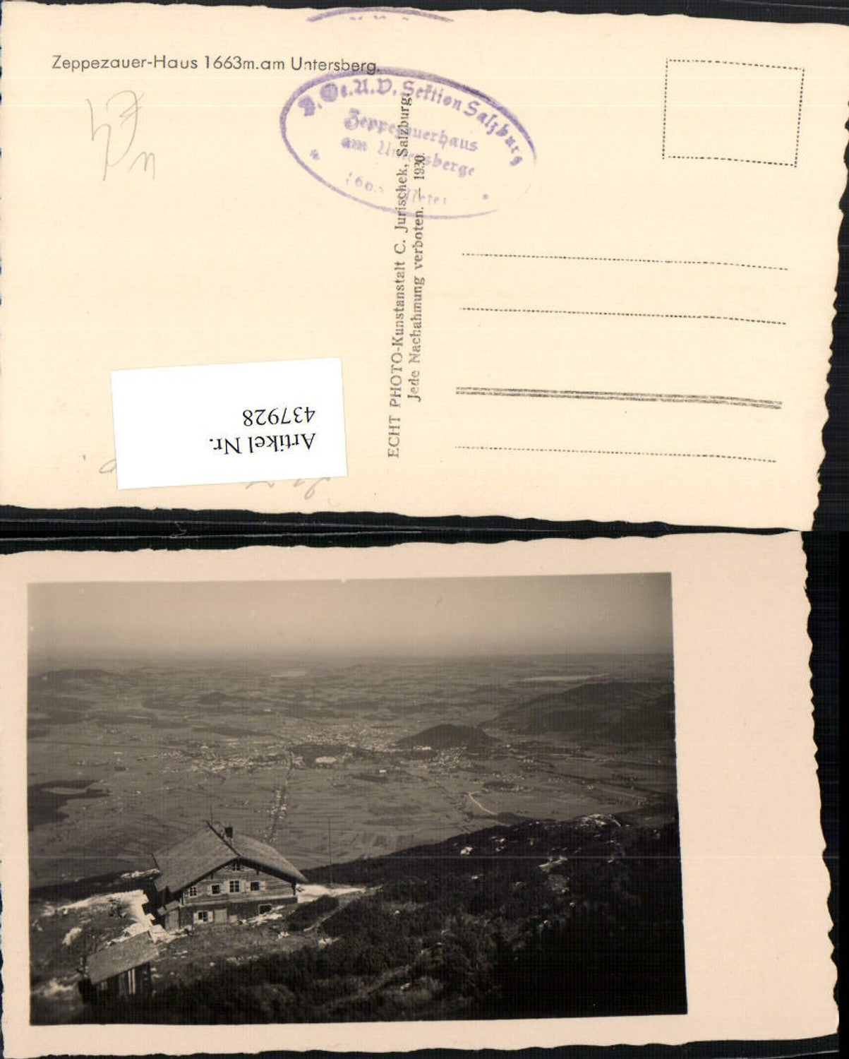 437928, Zeppezauer-Haus mountain hut on the Untersberg near Grödig