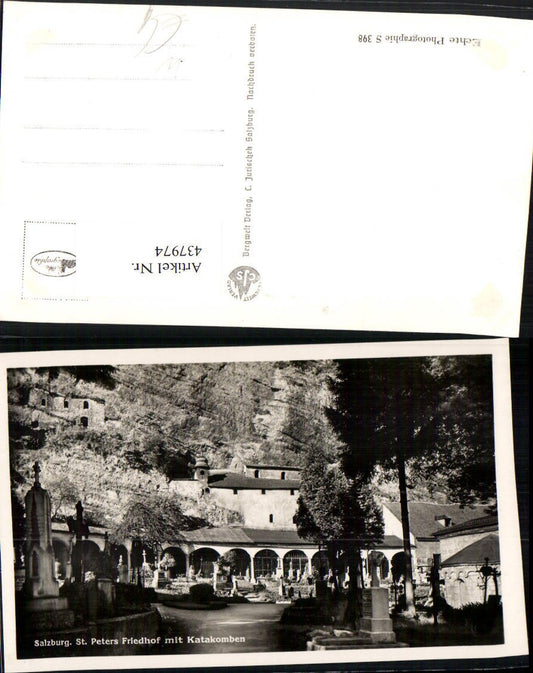 437974,Salzburg St. Peter Friedhof m. Katakomben
