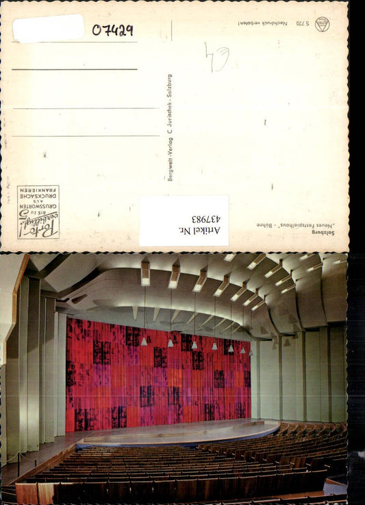 437983,Salzburg Festspielhaus Bühne Innenansicht