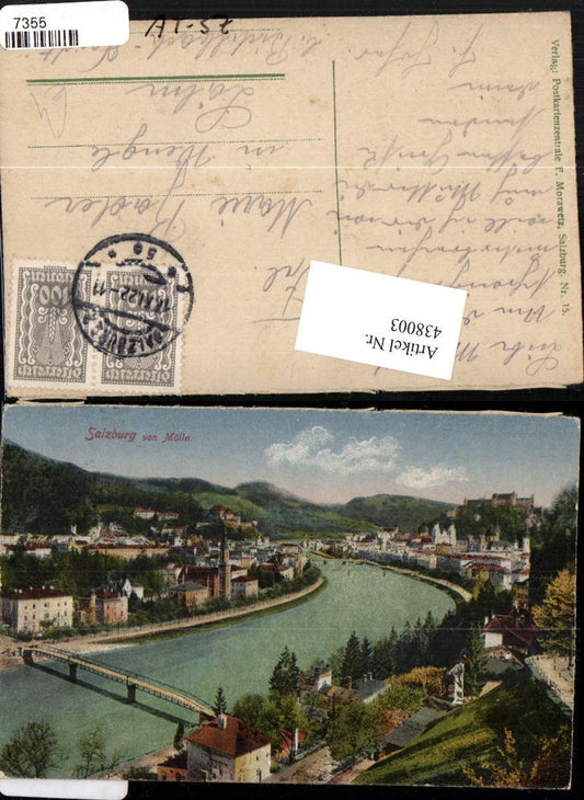 438003,Salzburg Totale von Mülln