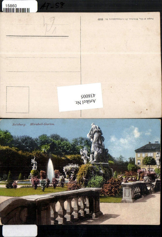 438005,Salzburg Mirabell-Garten Statue Brunnen pub Purger & Co 9169