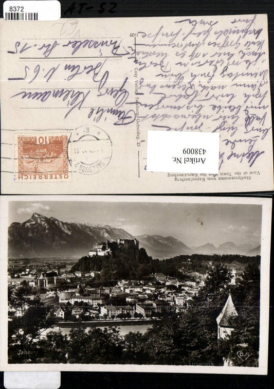 438009,Salzburg Totale m. Festung Bergkulisse pub Cosy