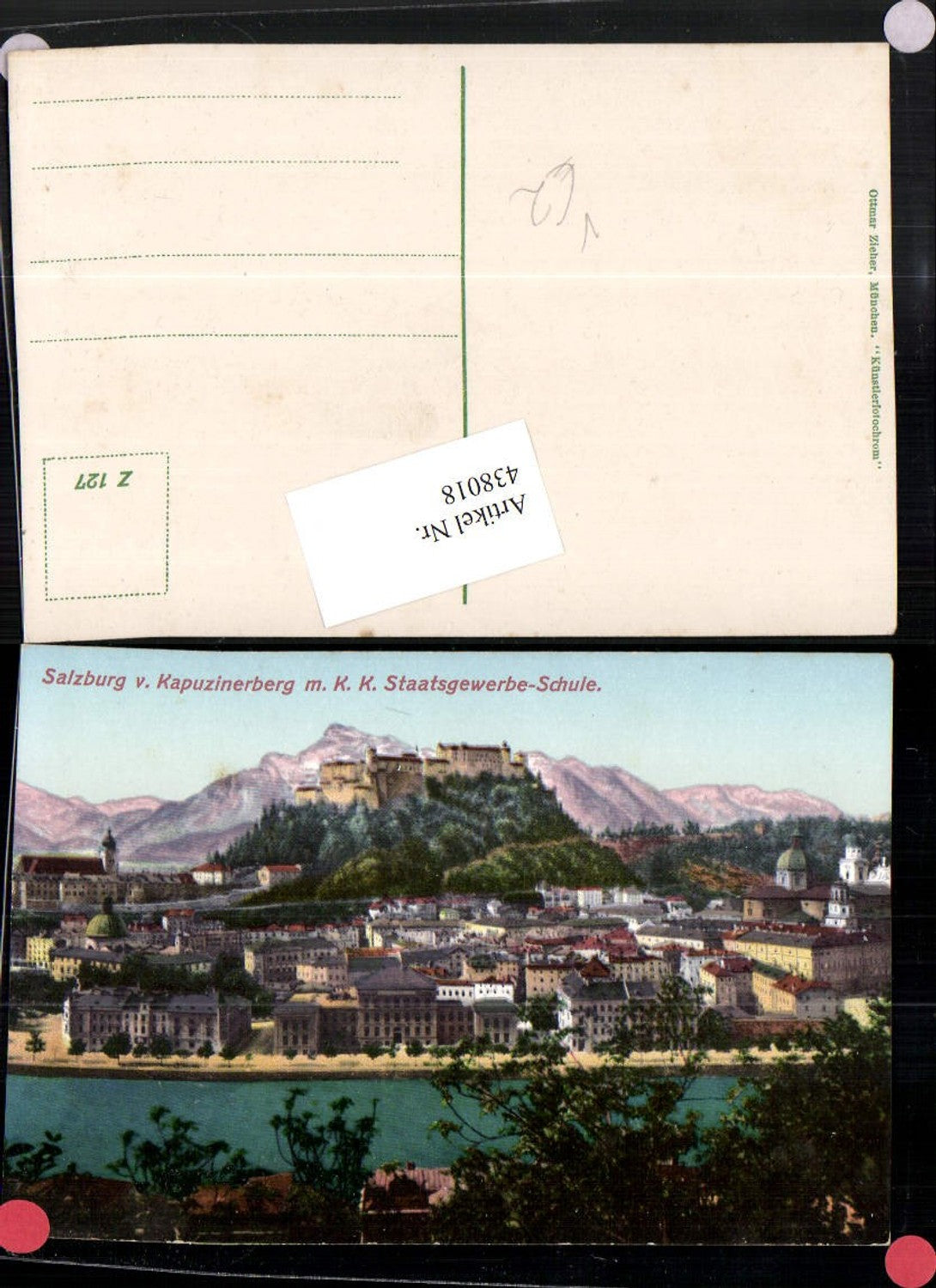 438018,Salzburg Totale vom Kapuzinerberg Bergkulisse pub Ottmar Zieher 127