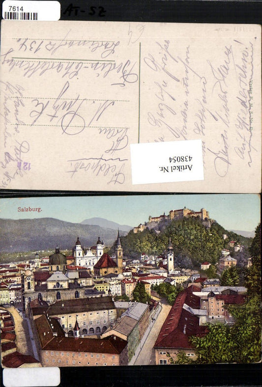 438054,Salzburg Teilansicht m. Festung