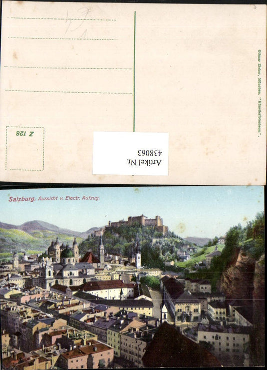 438063,Salzburg Totale m. Festung vom Elektrischen Aufzug pub Ottmar Zieher 128