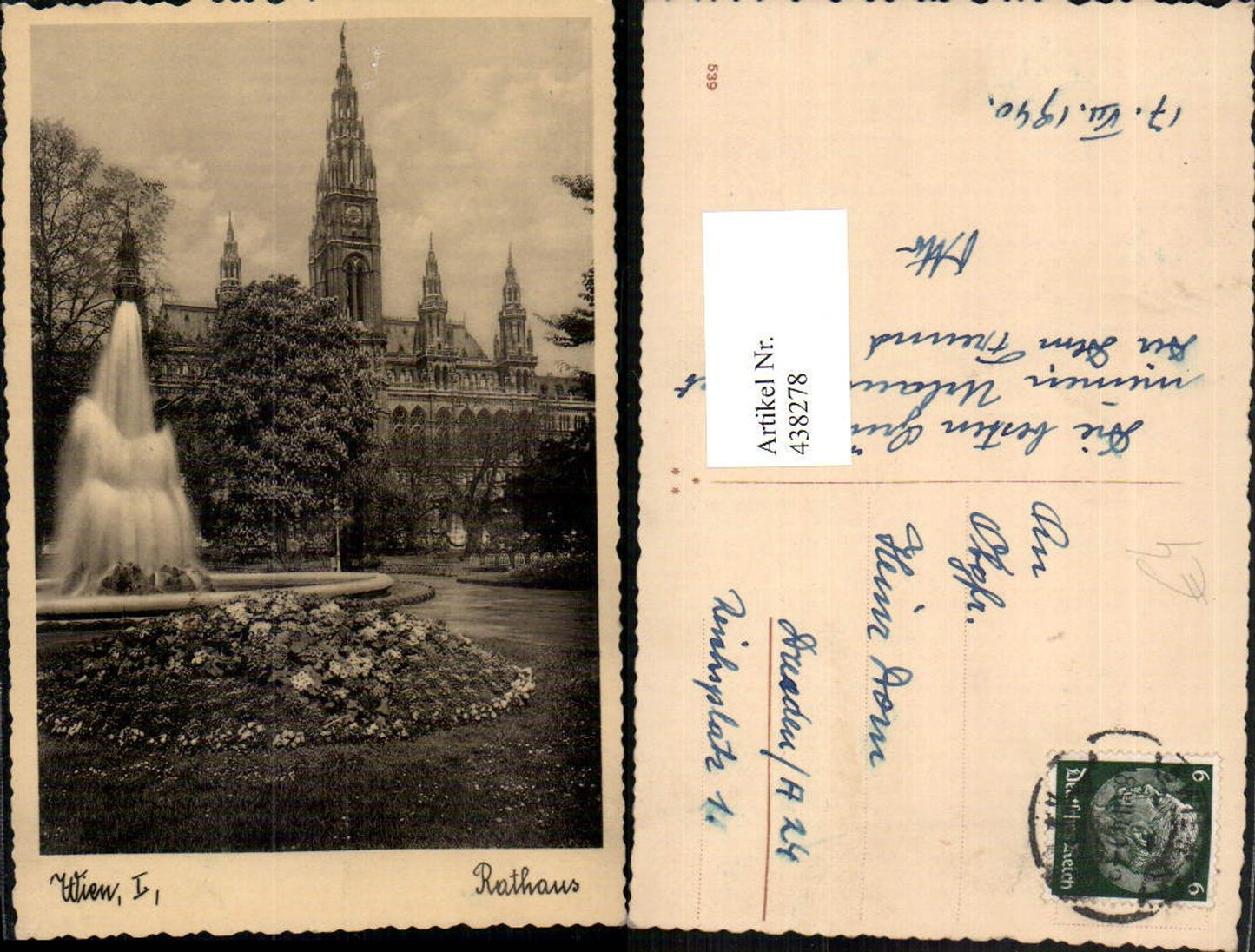 Alte Ansichtskarte – Old Postcard