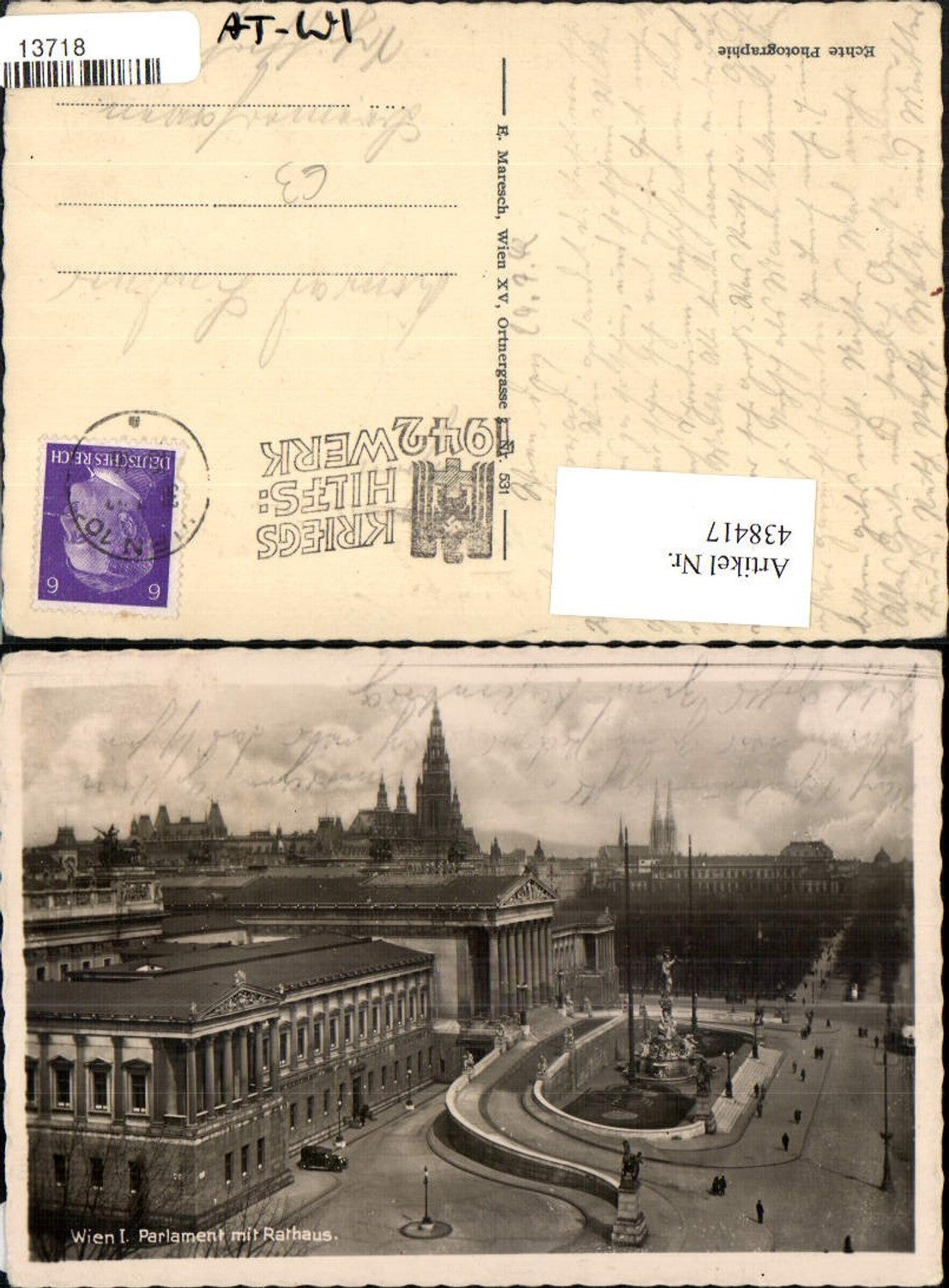 Alte Ansichtskarte – Old Postcard