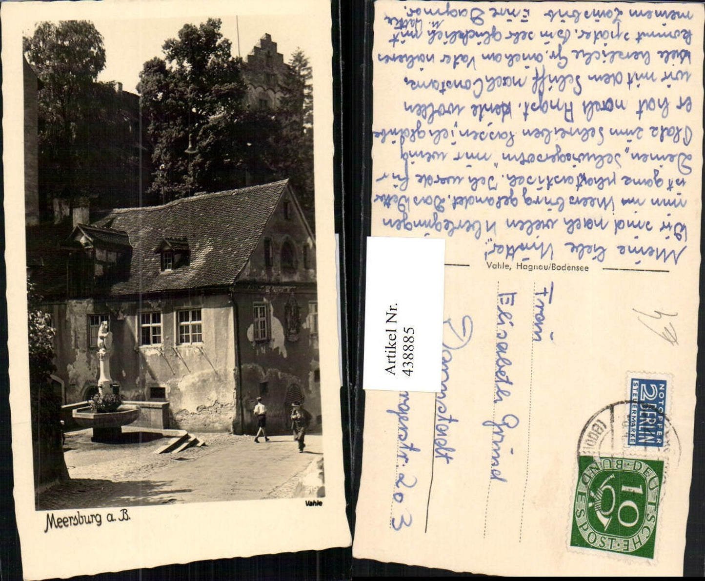 438885,Meersburg am Bodensee Platz Brunnen