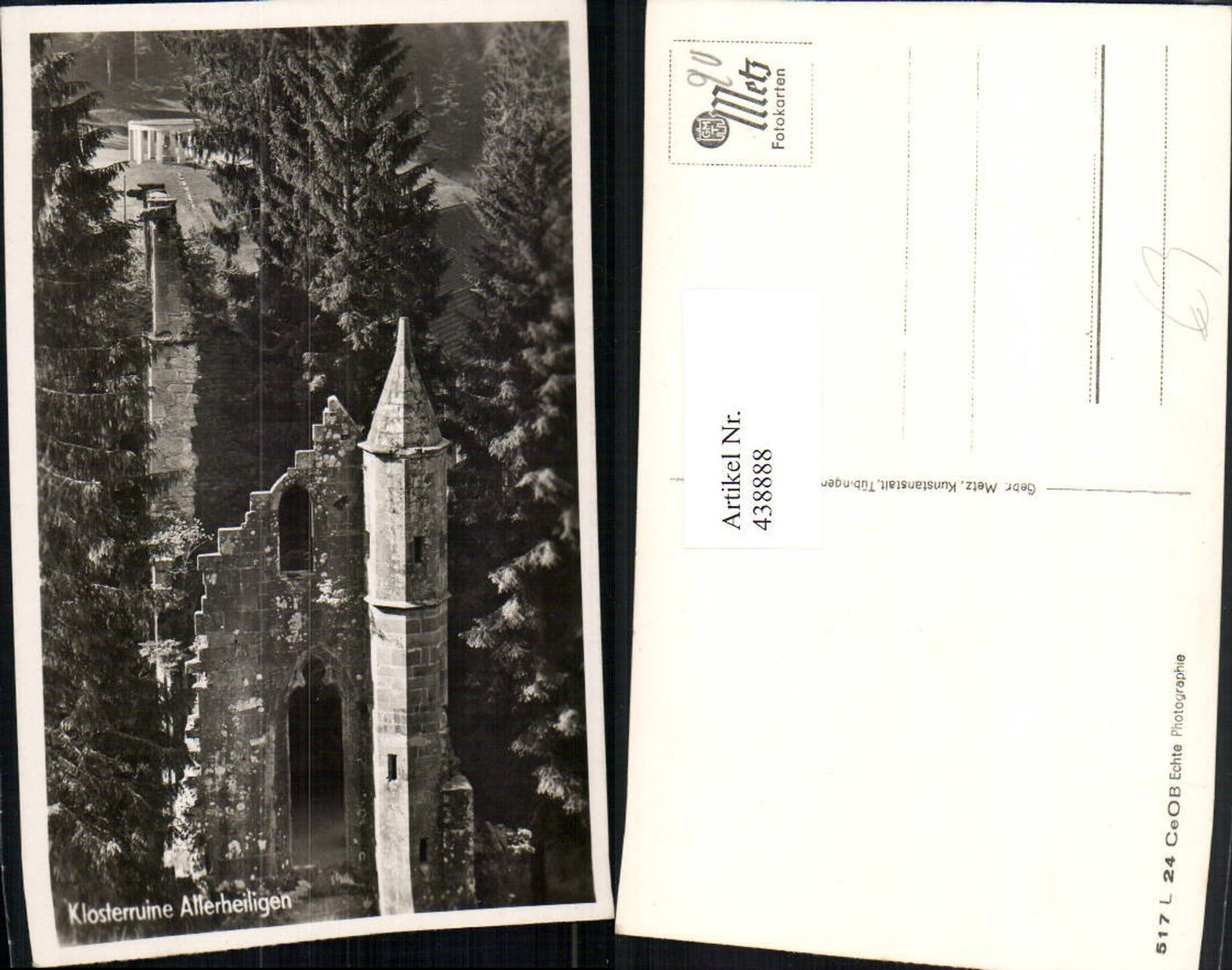 438888,Klosterruine Allerheiligen b. Oppenau