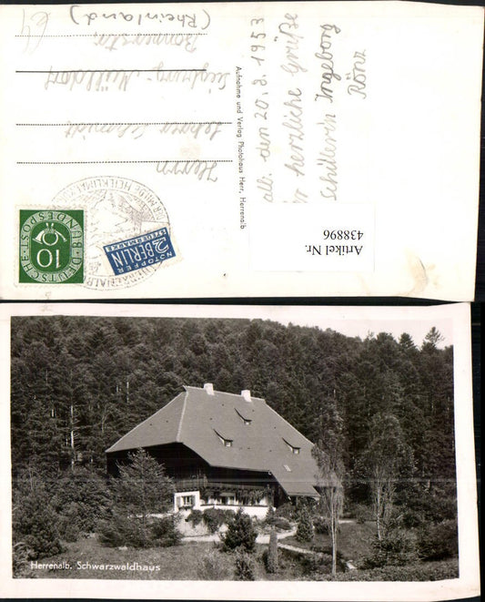 438896, Herrenalb Schwarzwaldhaus